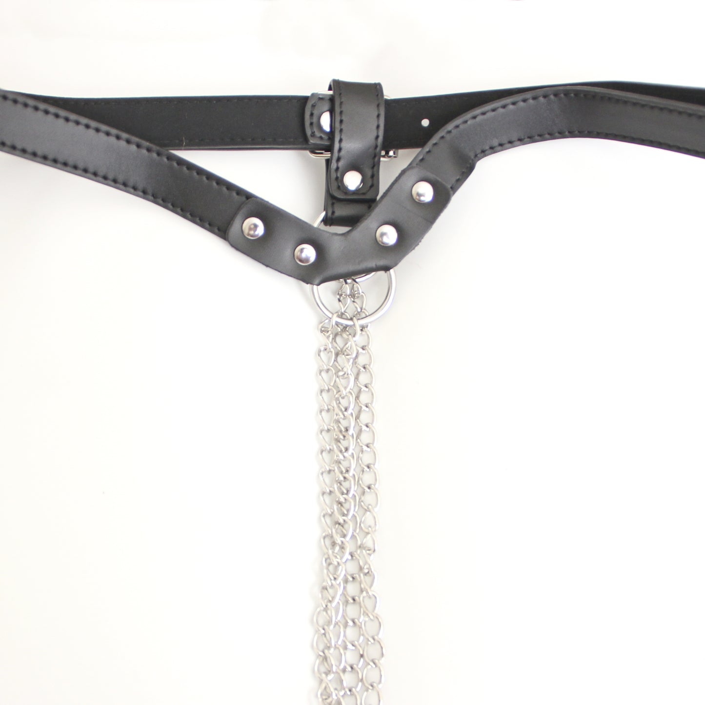 Erotic сhain thong ladies gift. Sex toys panties BDSM string. Leather underwear slave intimate. Mature female chastity belt pussy jewelry