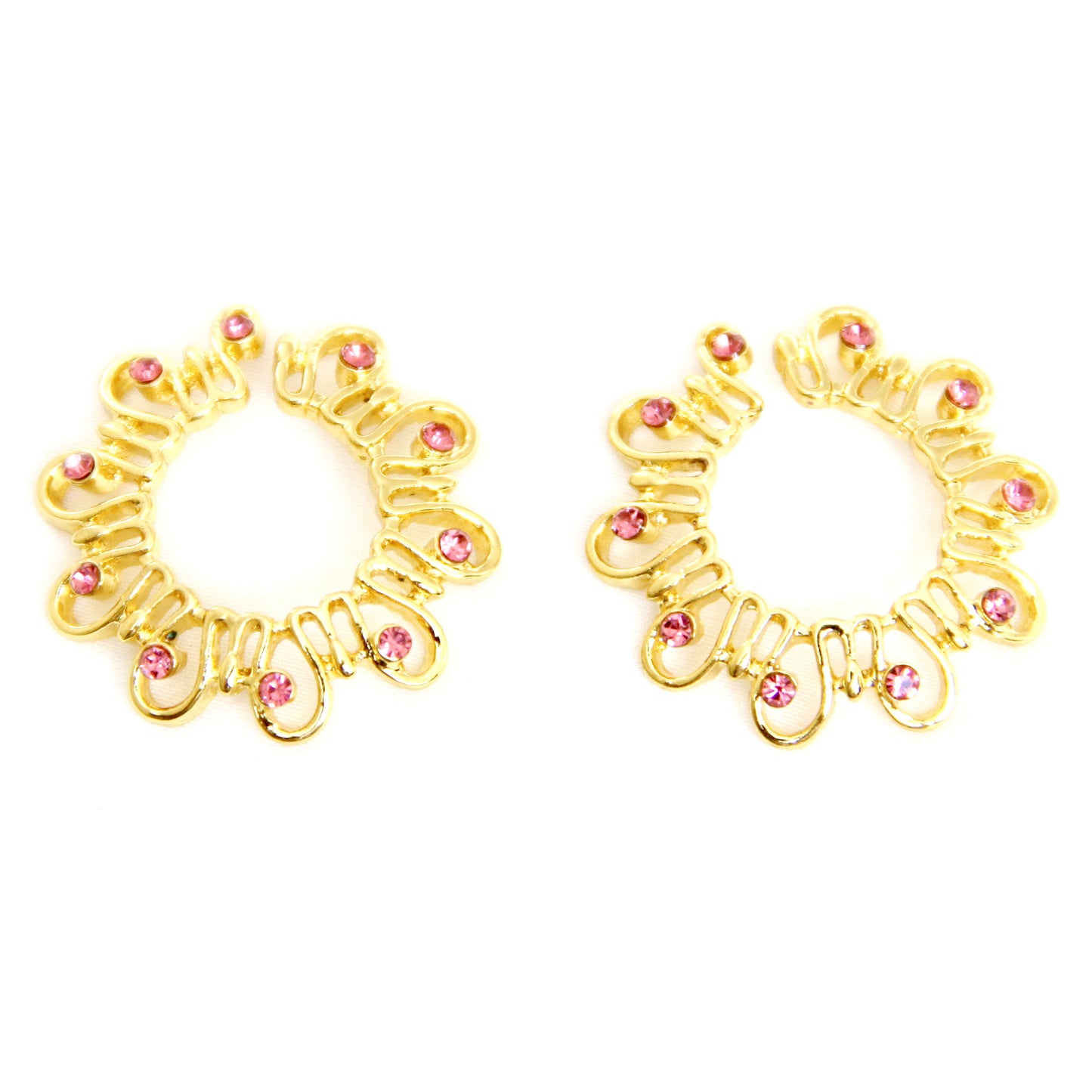 Flower Nipple Clamps. Кings steel nipple BDSM jewelry. Тoy for women erotic gift. Intimate couples Non piercing rings 2Pcs. Fake nipple ring