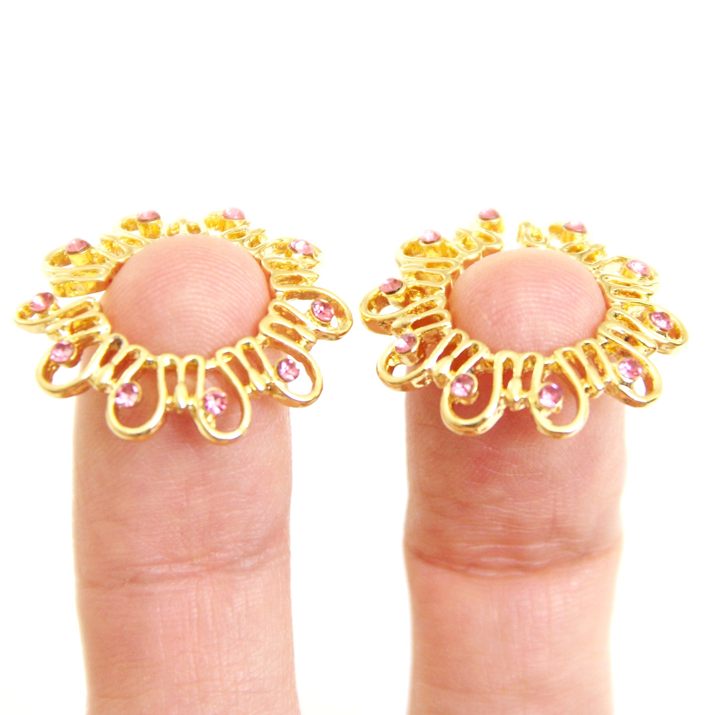 Flower Nipple Clamps. Кings steel nipple BDSM jewelry. Тoy for women erotic gift. Intimate couples Non piercing rings 2Pcs. Fake nipple ring