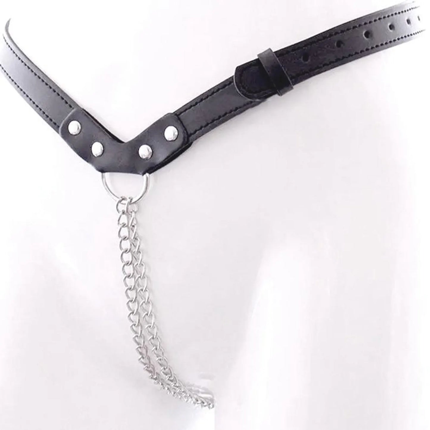 Erotic сhain thong ladies gift. Sex toys panties BDSM string. Leather underwear slave intimate. Mature female chastity belt pussy jewelry